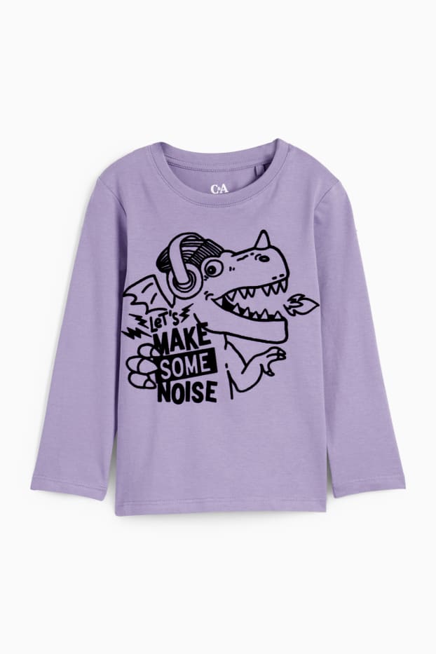Bambini - Draghi - maglia a maniche lunghe - viola