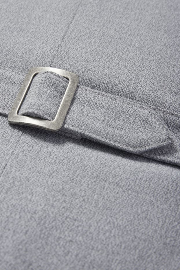 Herren - Baukasten-Weste - Slim Fit - Flex - LYCRA® - grau
