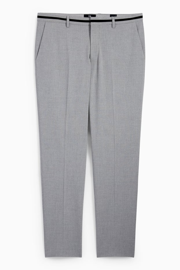 Bărbați - Pantaloni modulari - slim fit - Flex - LYCRA® - gri