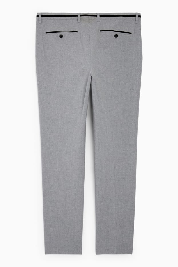 Bărbați - Pantaloni modulari - slim fit - Flex - LYCRA® - gri