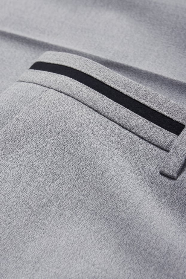 Bărbați - Pantaloni modulari - slim fit - Flex - LYCRA® - gri