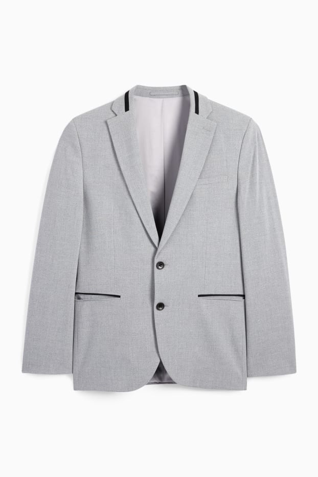 Hommes - Veste de costume - slim fit - Flex - LYCRA® - gris