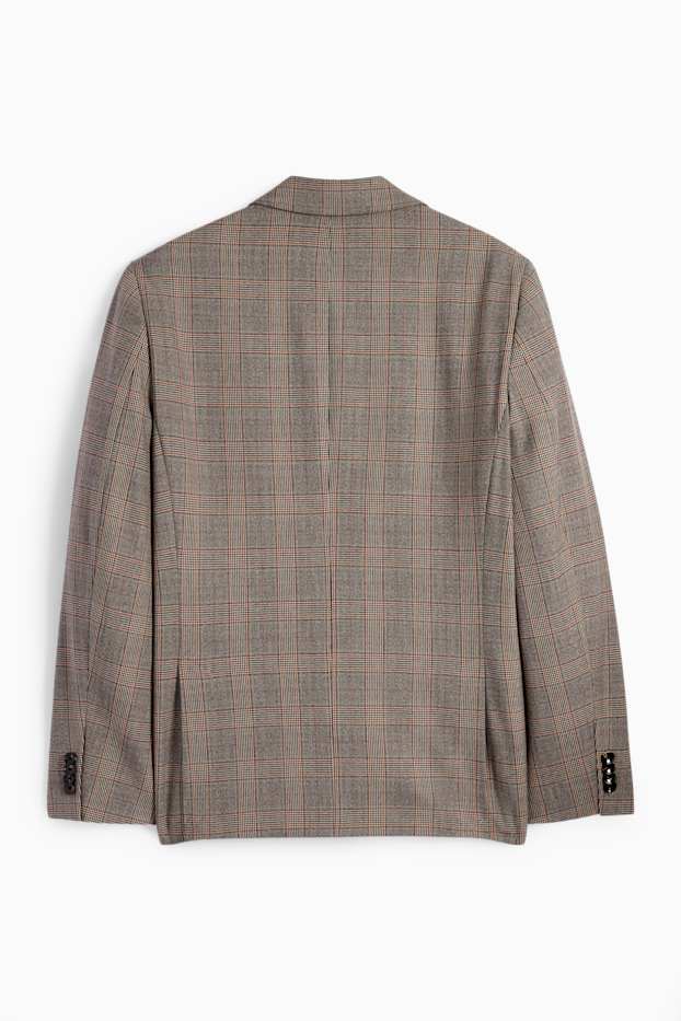 Men - Mix & match tailored jacket - slim fit - Flex - brown