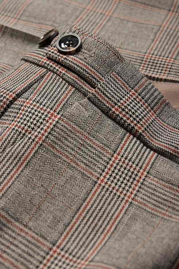 Men - Mix-and-match trousers - slim fit - Flex - brown
