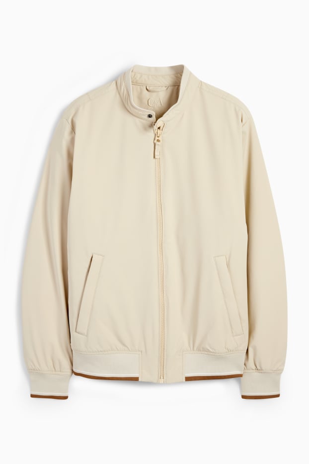 Hommes - Blouson - déperlant - beige