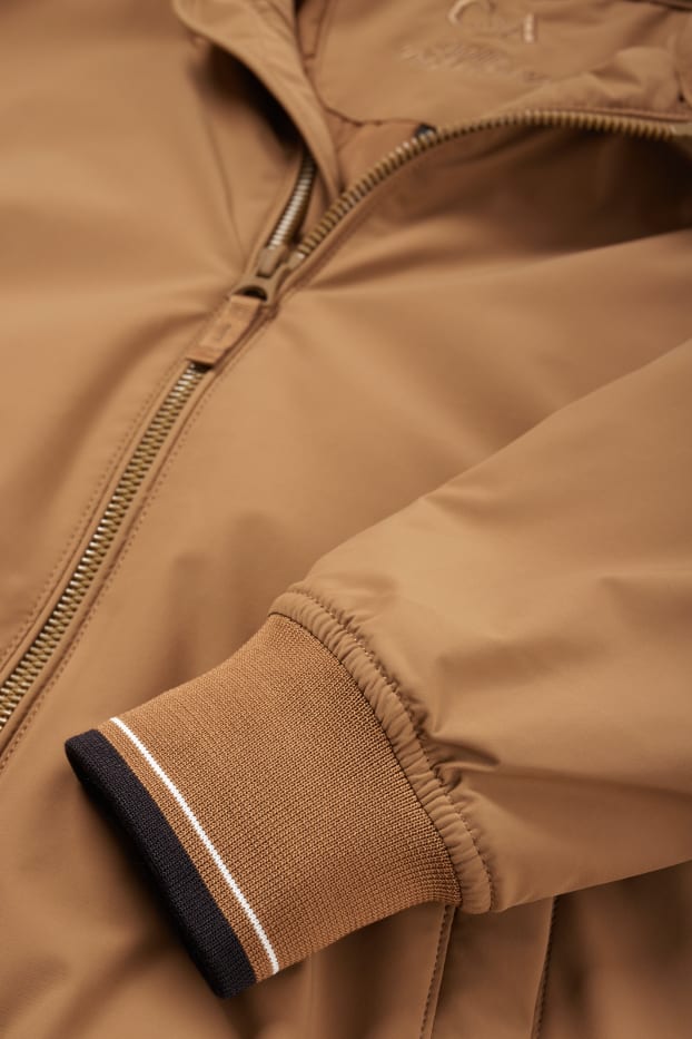 Hommes - Blouson - déperlant - marron clair