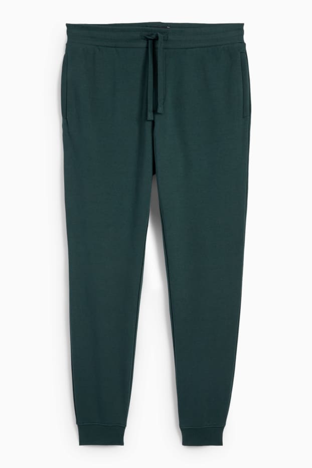 Hommes - Pantalon de jogging - vert foncé