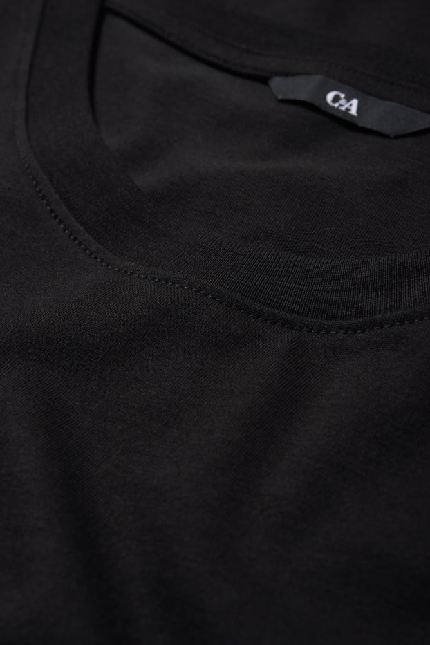 Hommes - Lot de 5 - T-shirts - noir