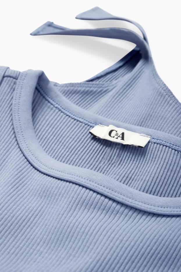 Damen - Crop Top - blau
