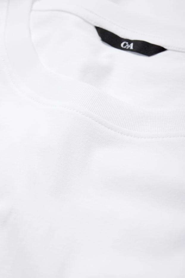 Uomo - Confezione da 5 - t-shirt - bianco