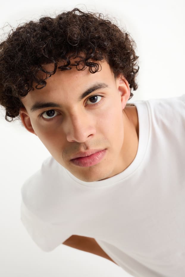 Hommes - T-shirt surdimensionné - blanc