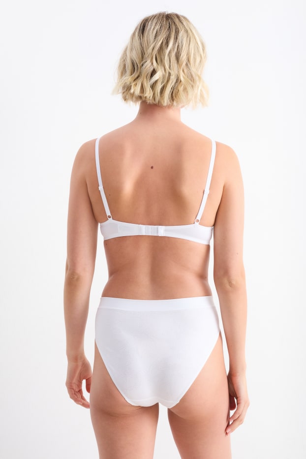 Femmes - Lot de 2 - soutiens-gorge avec armatures - FULL COVERAGE - ampliformes - noir