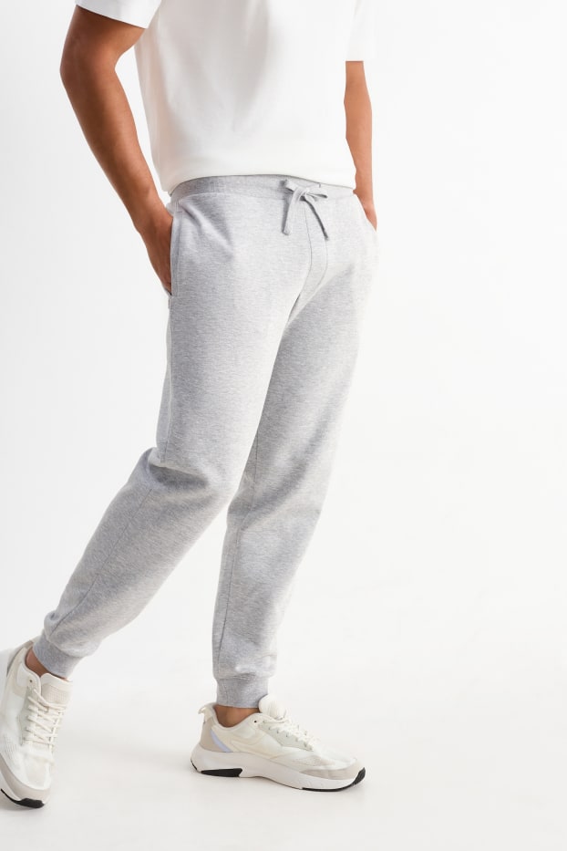 Herren - Jogginghose - grau-melange