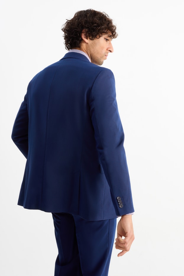Herren - Baukasten-Sakko - Regular Fit - Flex - 4 Way Stretch - dunkelblau