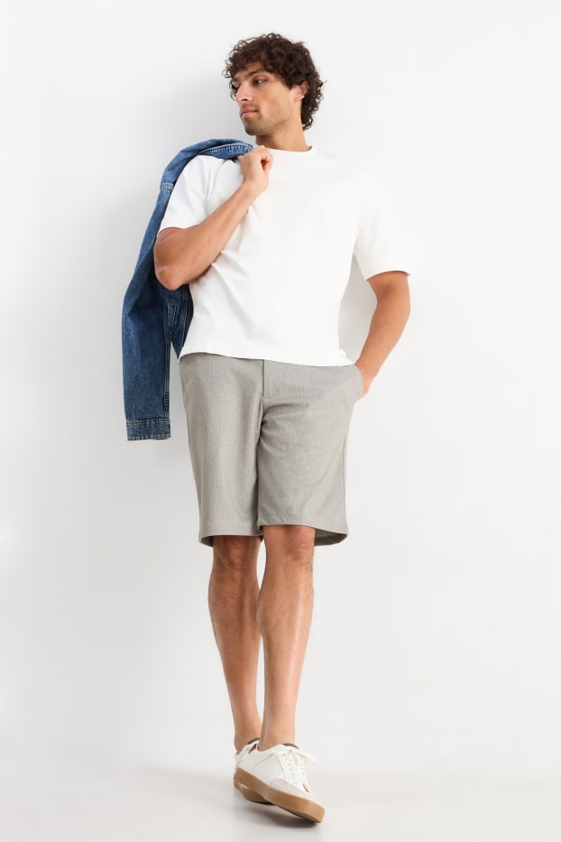 Hommes - Short - gris clair