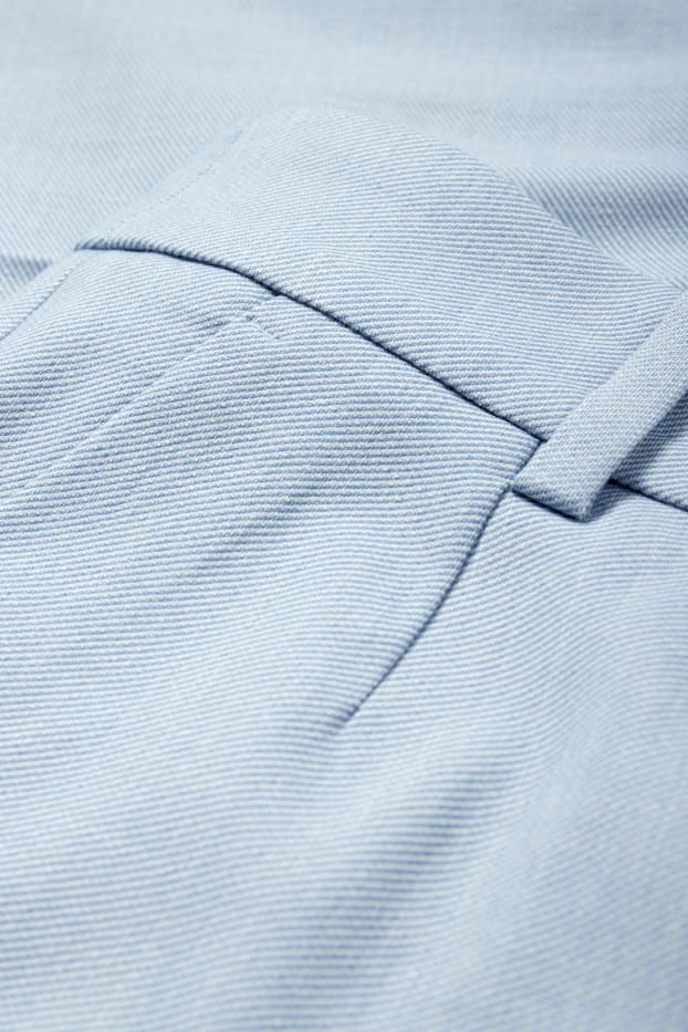 Dona - Pantalons formals - mid waist - wide leg - Mix & Match - blau clar