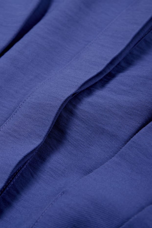 Femmes - Robe-chemisier - bleu foncé
