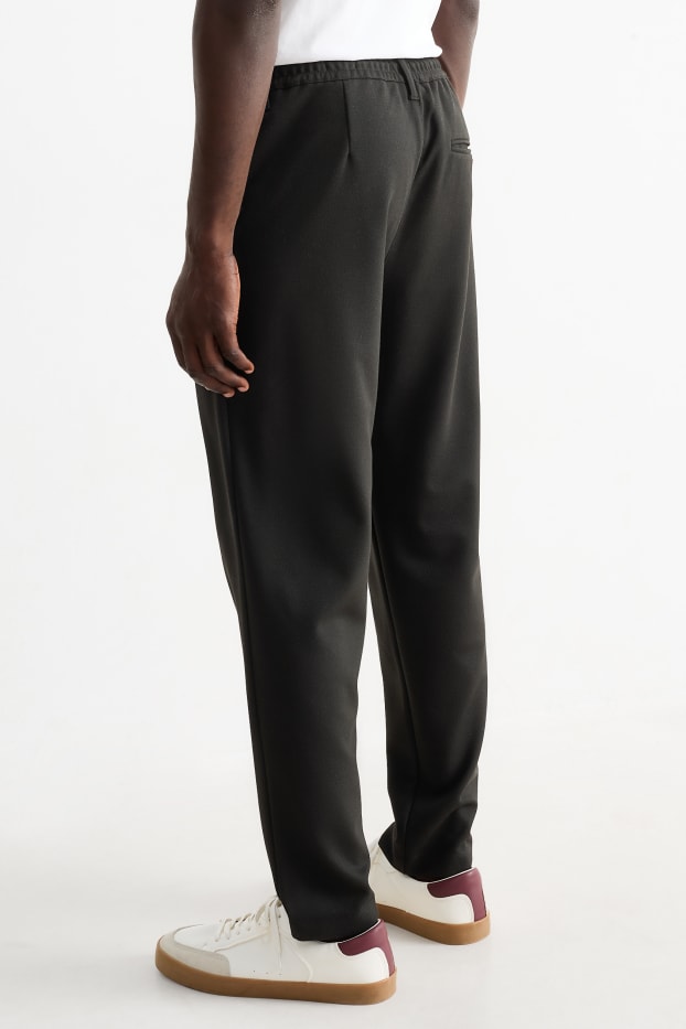 Heren - Chino - tapered fit - zwart