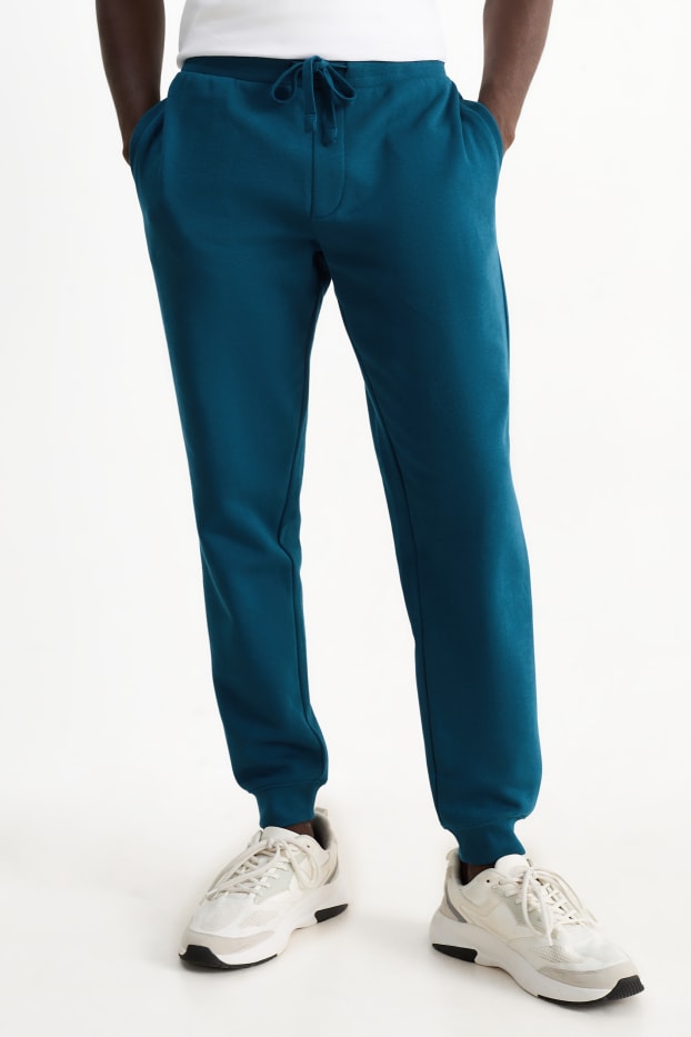 Hommes - Pantalon de jogging - bleu foncé