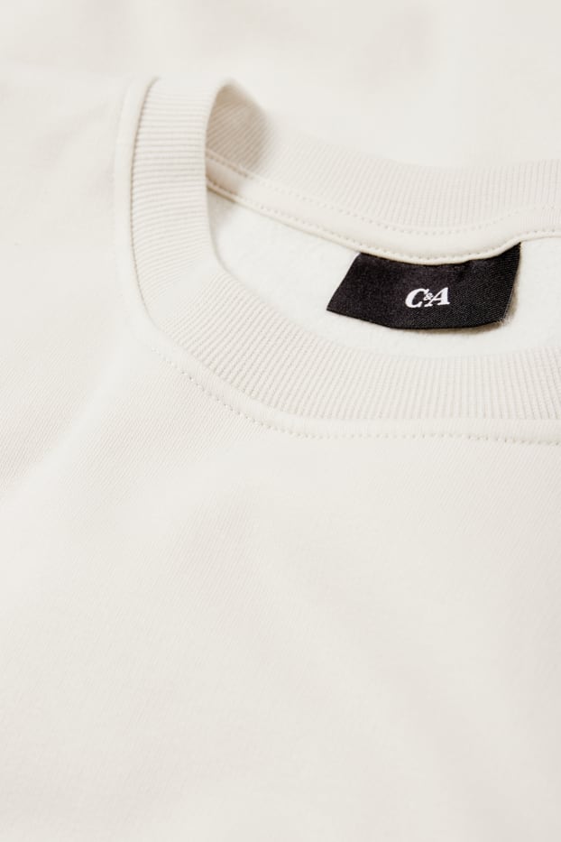 Men - Sweatshirt - cremewhite