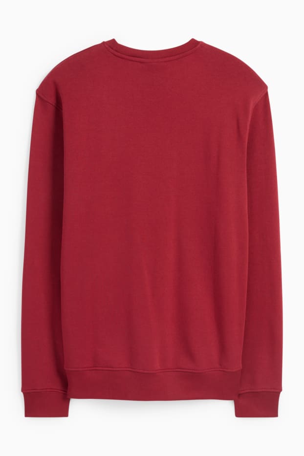 Men - Sweatshirt - dark red