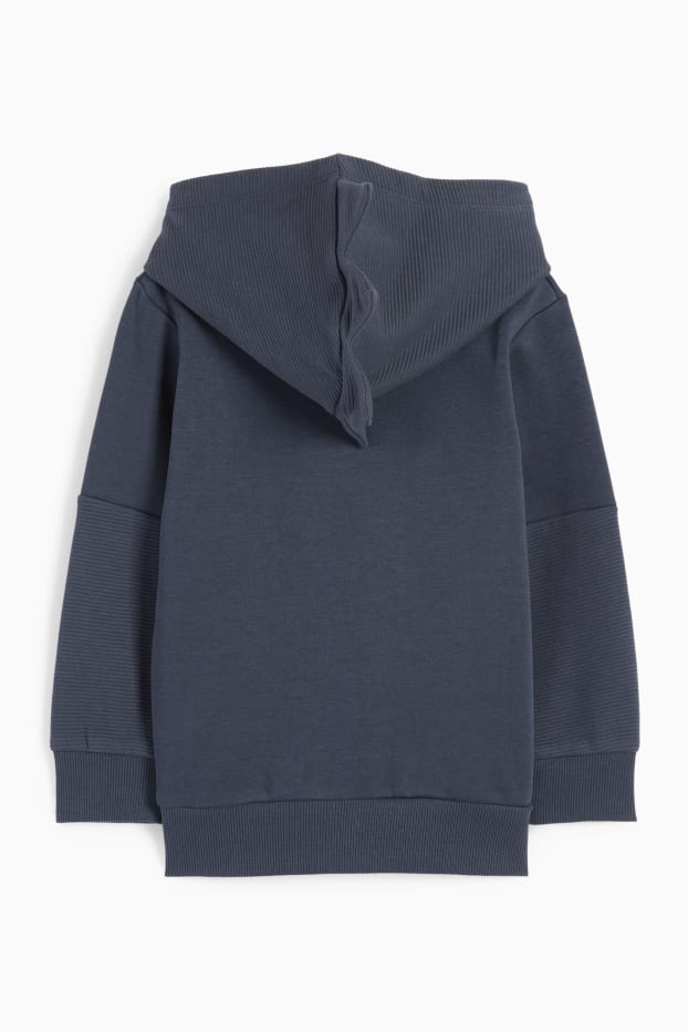 Enfants garçons - Dragon - sweat à capuche - bleu foncé