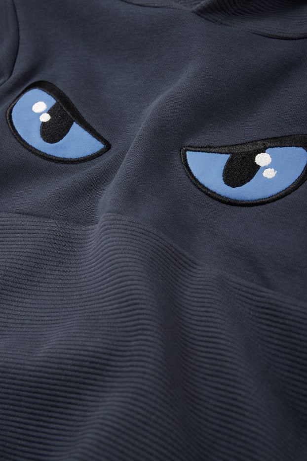 Enfants garçons - Dragon - sweat à capuche - bleu foncé