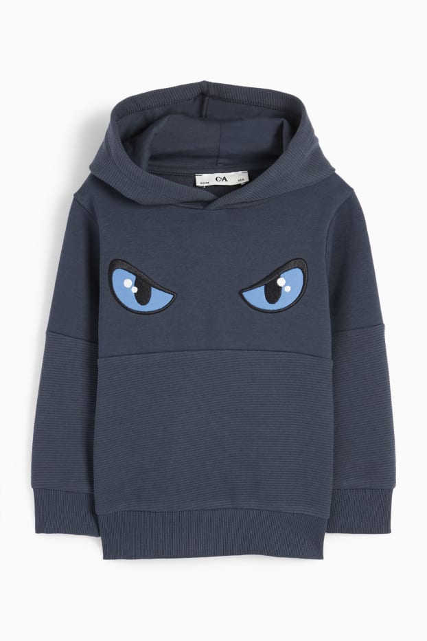 Enfants garçons - Dragon - sweat à capuche - bleu foncé
