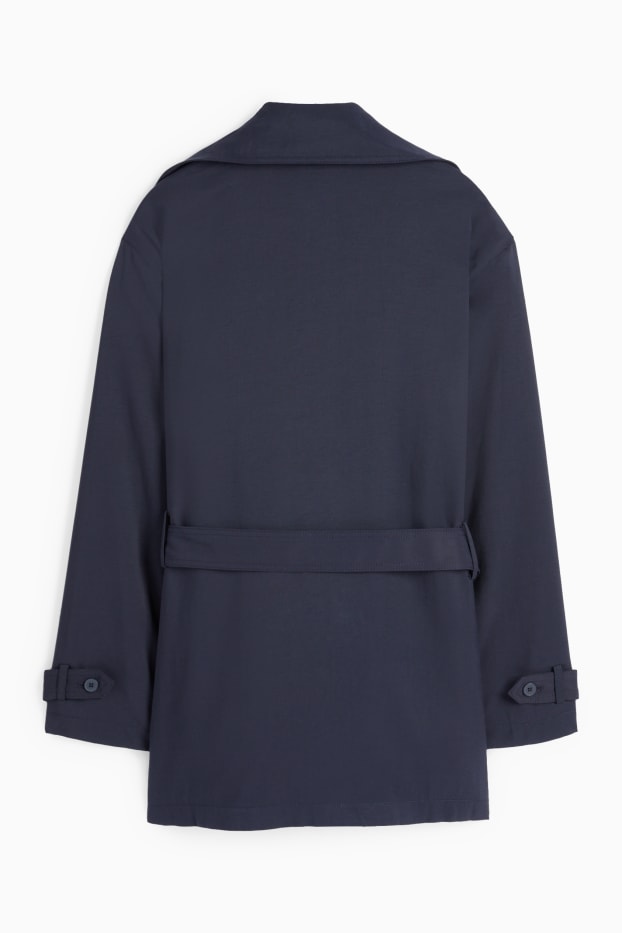 Damen - Trenchcoat - dunkelblau