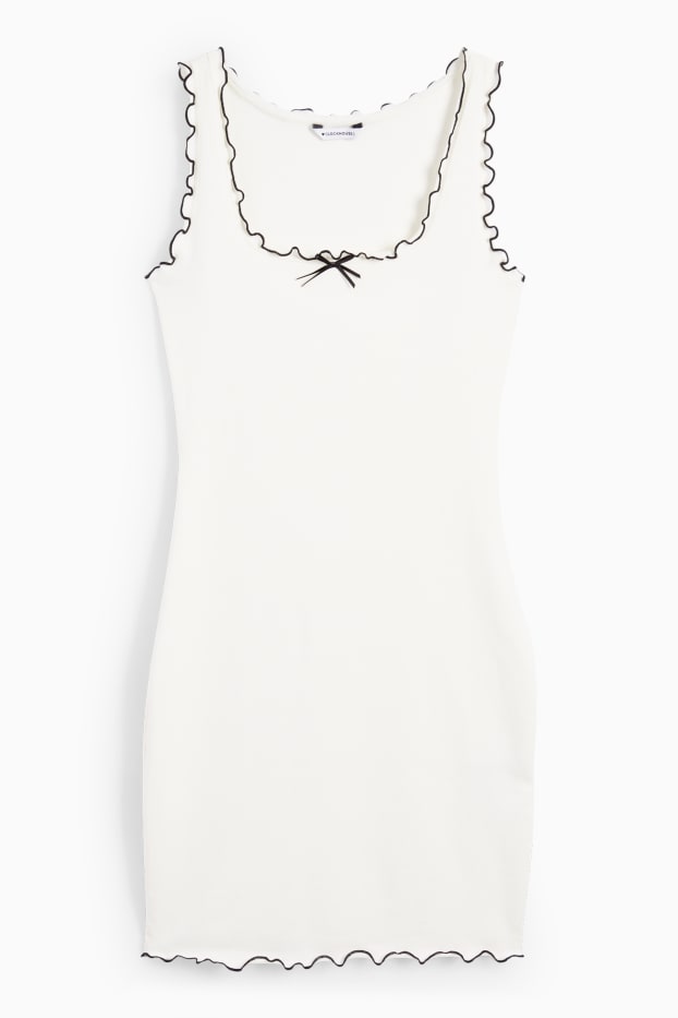 Femmes - Robe moulante - blanc