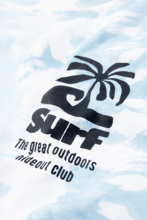 Enfants garçons - Surfeur - haut - bleu clair