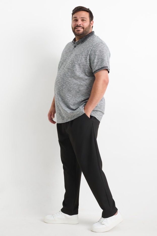 Bărbați - Chino - tapered fit - negru