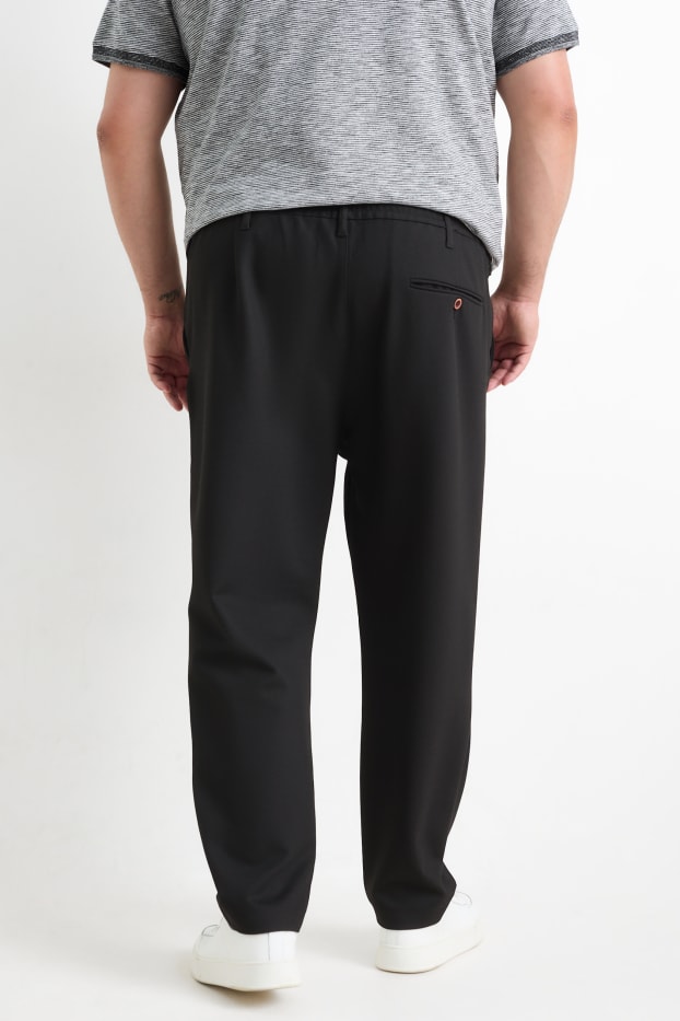 Bărbați - Chino - tapered fit - negru
