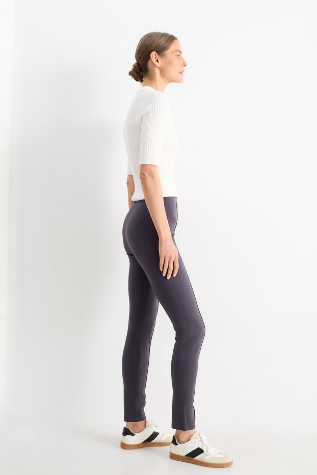 Donna - Leggings - blu scuro
