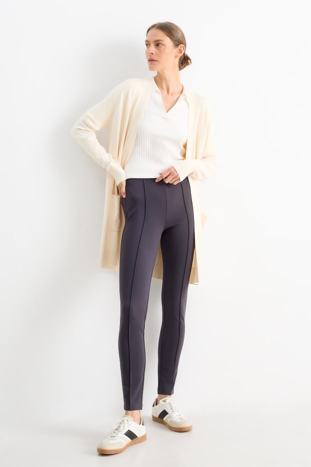 Donna - Leggings - blu scuro