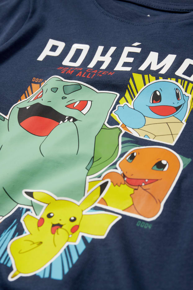 Kinder Jungen - Pokémon - Langarmshirt - dunkelblau