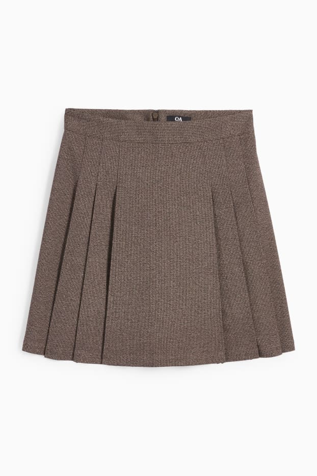 Damen - Minirock - braun