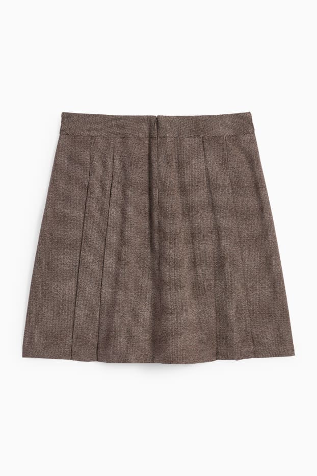 Damen - Minirock - braun