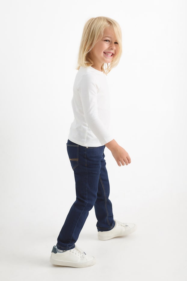 Děti - chlapci - Multipack 2 ks - straight jeans - džíny - tmavomodré