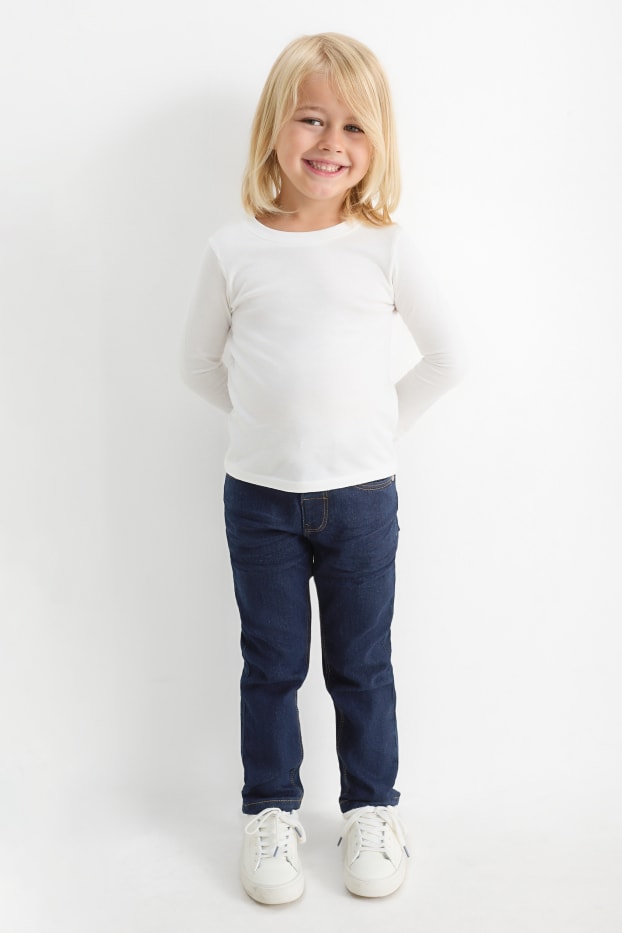 Děti - chlapci - Multipack 2 ks - straight jeans - džíny - tmavomodré