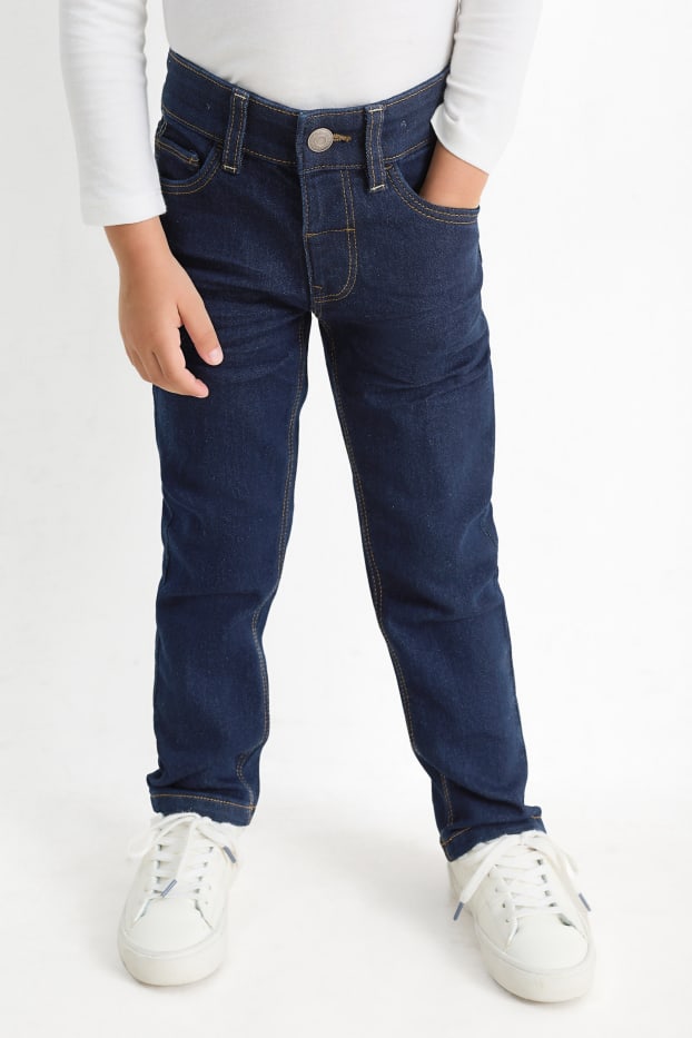 Děti - chlapci - Multipack 2 ks - straight jeans - džíny - tmavomodré