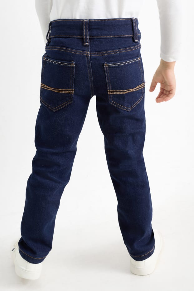 Děti - chlapci - Multipack 2 ks - straight jeans - džíny - tmavomodré