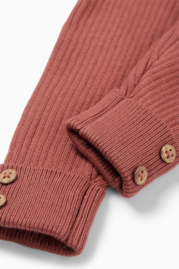 Unisexe - Pantalon en maille pour bébé - marron
