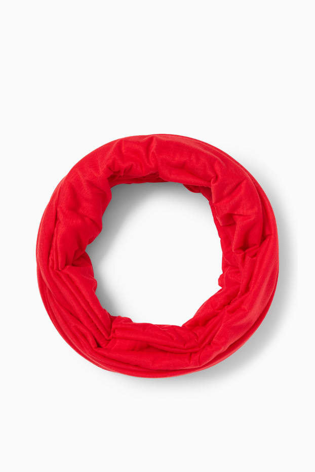 Damen - Loop Schal - rot