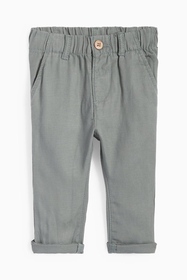 Miminka - chlapci - Outfit pro miminka - 2dílný - zelená