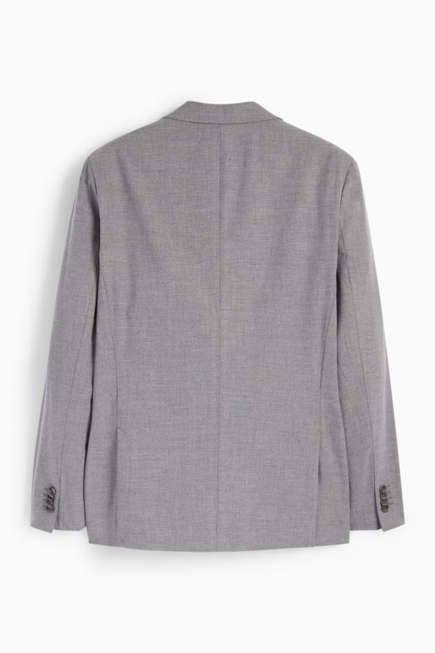 Hombre - Americana - colección modular - regular fit - Flex - 4 Way Stretch - gris