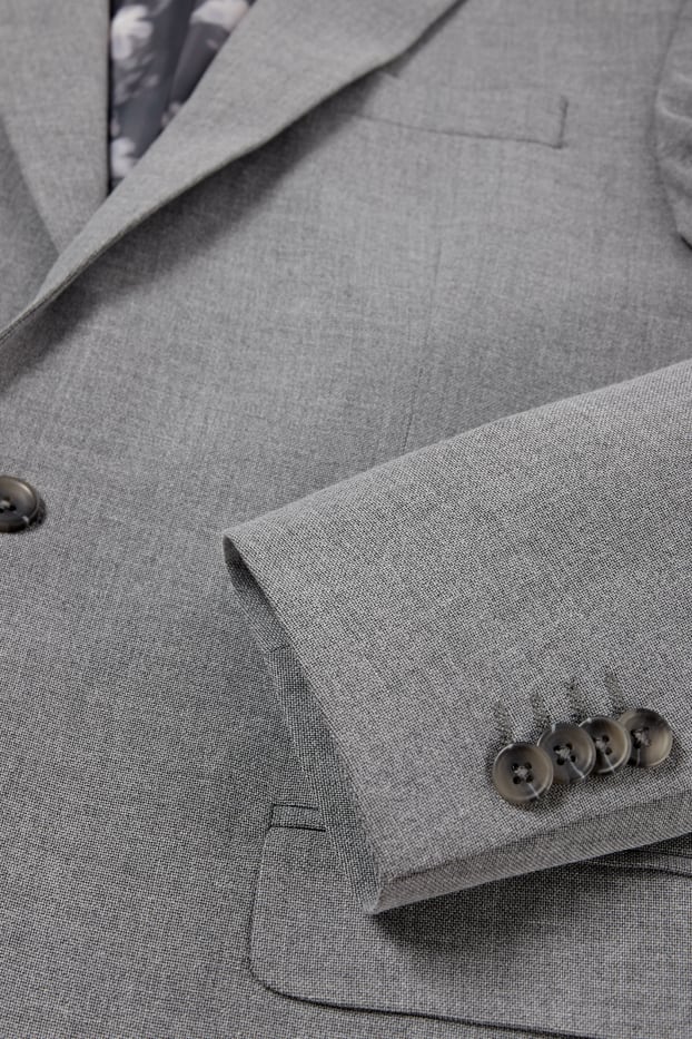 Hombre - Americana - colección modular - regular fit - Flex - 4 Way Stretch - gris