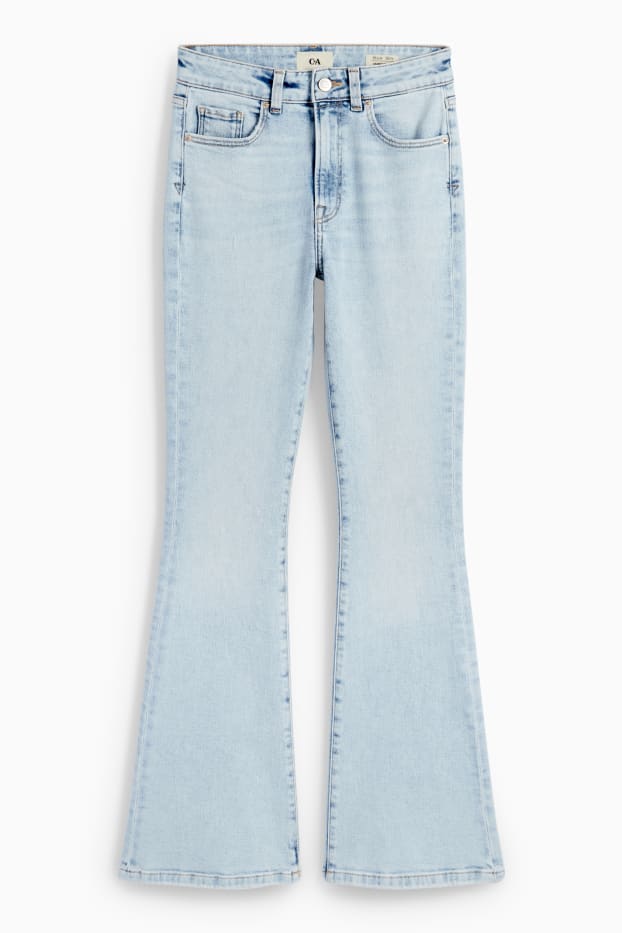 Femmes - Flared jean - mid waist - LYCRA® - jean bleu clair