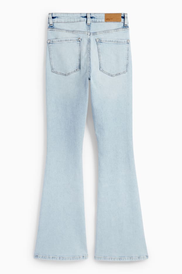 Femmes - Flared jean - mid waist - LYCRA® - jean bleu clair
