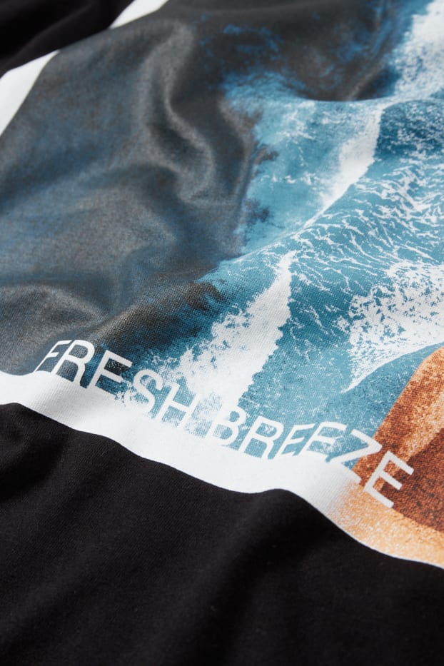 Mężczyźni - T-shirt - czarny